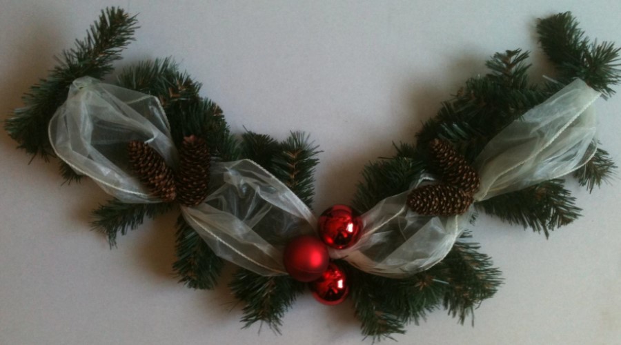 ATB Навагоднія ўпрыгажэнні ёлкі ланцужкі фенечкі гірлянды сена 02