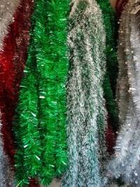 ATB Навагоднія ўпрыгажэнні ёлкі ланцужкі фенечкі гірлянды сена 05