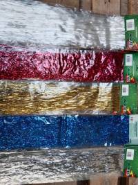 ATB Навагоднія ўпрыгажэнні ёлкі ланцужкі фенечкі гірлянды сена 05